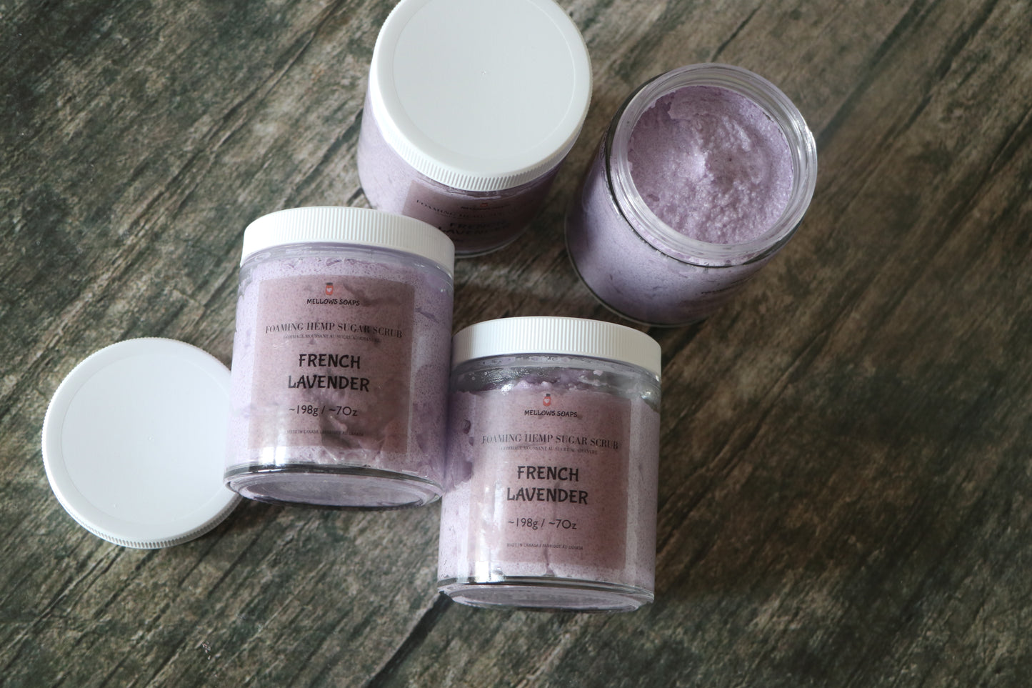 Foaming Hemp Sugar Scrub