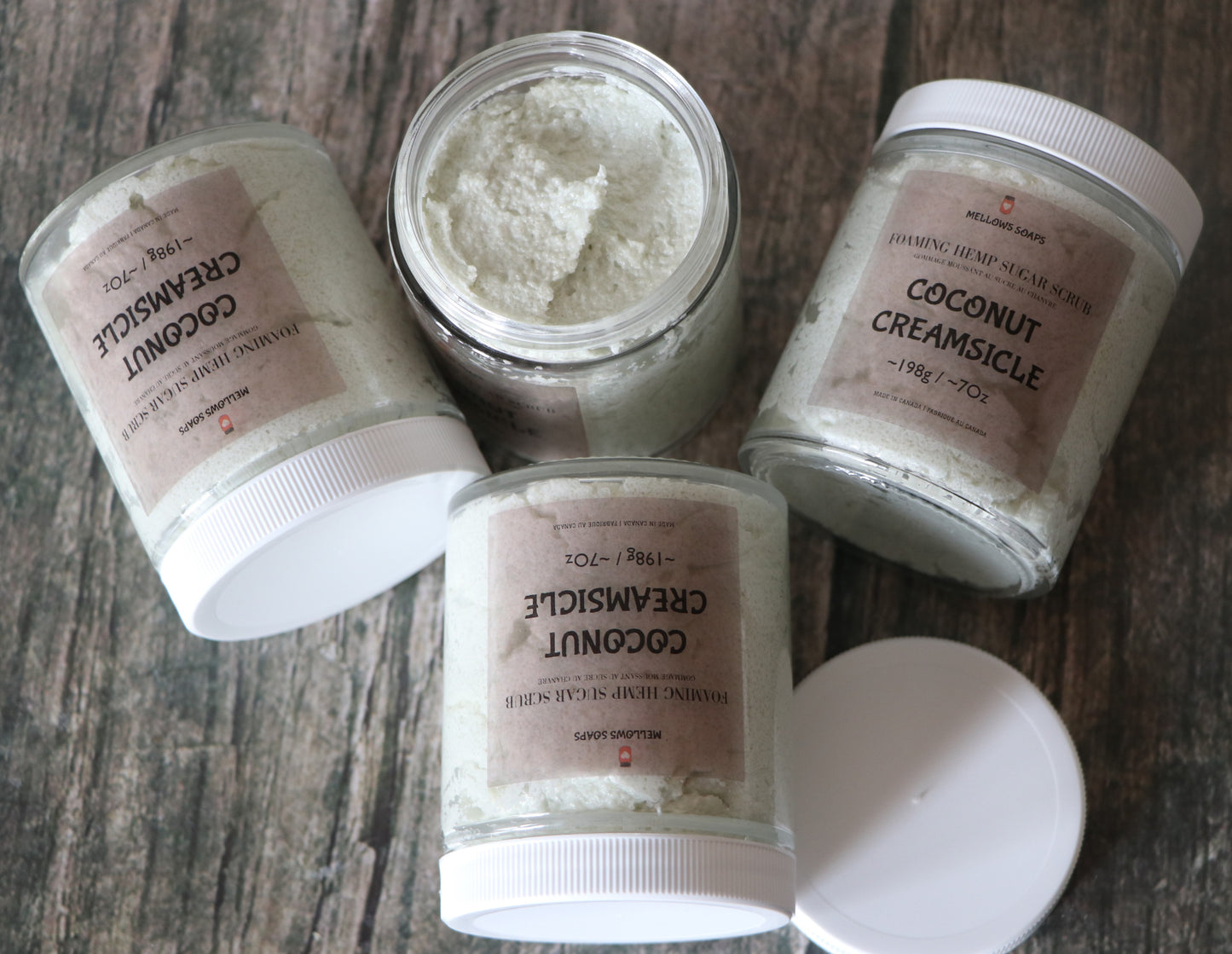 Foaming Hemp Sugar Scrub